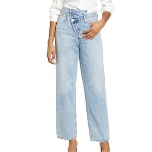 AGOLDE Crisscross Upsize High Waist Jeans - Suburbia - Sz - 30 - (B534)